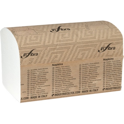 INFIBRA Papírové ubrousky do zásobníku EasyOne 2vrstvy 16,5x21cm bílé 1krt