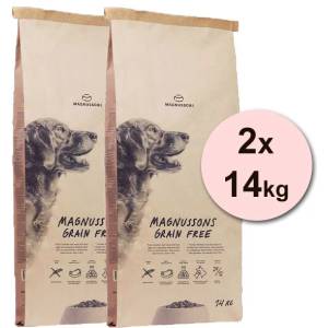 Magnusson Petfood Magnusson Месо и Бисквит БЕЗ ЗЪРНА 2 x 14 кг