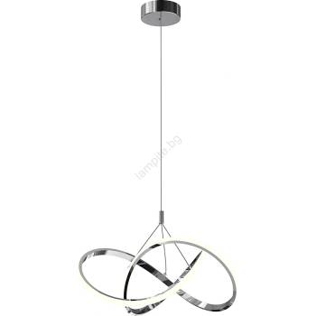 Onli - led Пендел loop led/40w/230v 4000k лъскав хром (ol0482)
