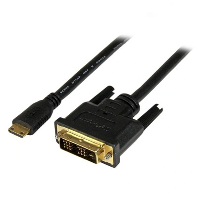 StarTech StarTech. com HDCDVIMM2M адаптер за видео кабел 2 м Mini-HDMI DVI-D Черен (HDCDVIMM2M)