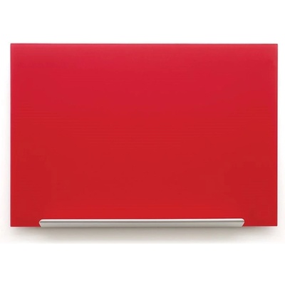 Diamond glass 67,7x38,1 cm, red