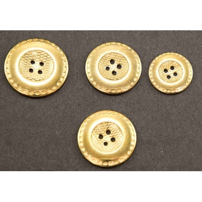 Kovový gombík - zlato - priemer 2,3 cm