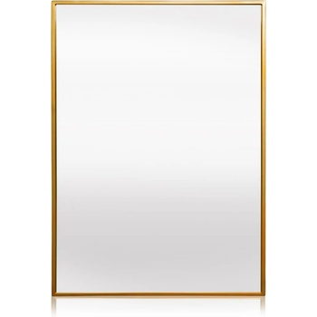 Casa Chic Croxley Стенно огледало с метална рамка, правоъгълно, 90 x 60 см (EL-MIR-MET-90X60-GLD) (EL-MIR-MET-90X60-GLD)
