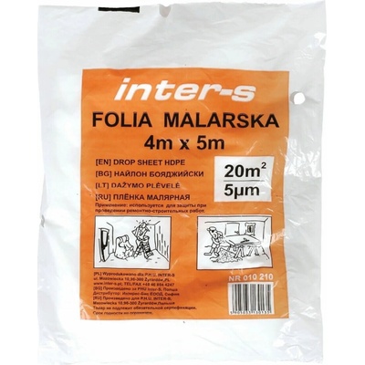 MOTIVE Ochranná maliarska fólia 5x4m 5 µm