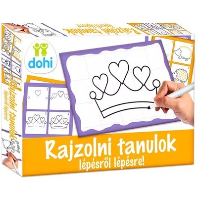 Dohány Уча се да рисувам стъпка по стъпка - корона - обучително на унгарски език (510/020)