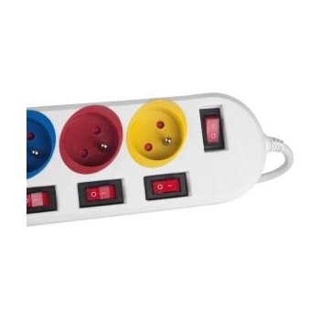 Maclean 5 Plug 1,5 m Switch (MCE204M/W)