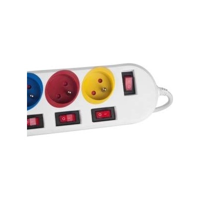 Maclean 5 Plug 1,5 m Switch (MCE204M/W)