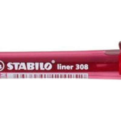 Stabilo 308 červená