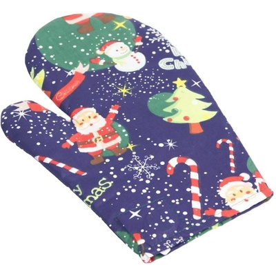 Bellatex chňapka Vianoce CH/903 vianočný motív modrý 28x18 cm