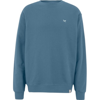 IRIEDAILY Мъжки пуловер Iriedaily Mini Flag 2 Crew Jumper - Dark Steel - размер XXL (017-3153-1115)