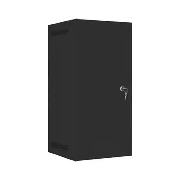 Image 1 of Lanberg Комуникационен шкаф, Lanberg rack cabinet 10" wall-mount 12U/280x310 for self-assembly with metal door black (flat pack) (WF10-2312-00B)