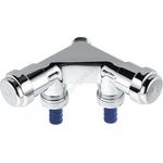 GROHE 41022000 - Двоен вентил eggemann dn 15, лъскав хром (gh0886)