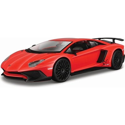 Bburago LAMBORGHINI AVENTADOR SV COUPE červený 1:24