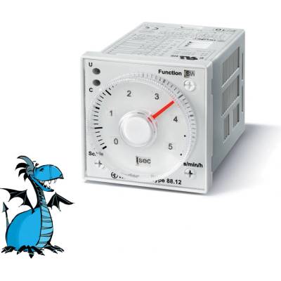 Finder 88.12.0.230.0002, 2P/5A, 24-230V AC/DC