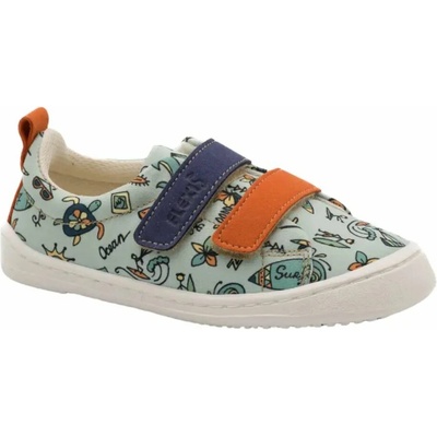 Flexi Nens Barefoot Tenisky Resp Sea Papaya navy