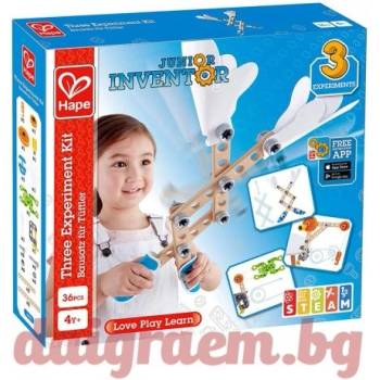 Image 1 of Hape Комплект 3 екперимента hape e3030 (h3030)