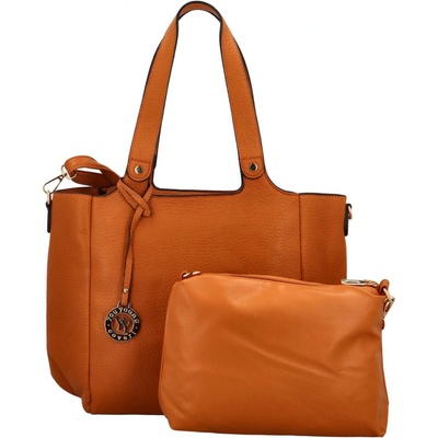 Elegantní sada: kabelka přes rameno a crossbody Phyllis hnědá