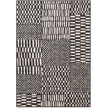 Ted Baker Черен/кремав килим за открито и закрито 160x230 cm Haringey Barkham - Ted Baker (106374-160x230)