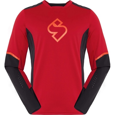 Sweet Protection Мъжка фланелка с дълъг ръкав за колоездене Sweet Protection Hunter II Park Long Sleeve Cycling jersey - Red Chilli - размер XL (056-4023-0214)