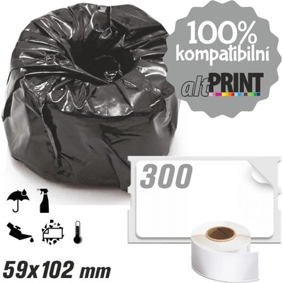 Štítky AltPrint[Dymo] LW Durable - odolné, 59x102, 300ks