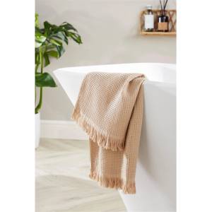 Homelife Хавлиена кърпа Homelife Set of 2 Waffle Hand Towels - Latte