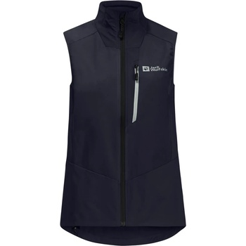 Jack Wolfskin Дамски софтшел елек Jack wolfskin Women's Alpspitze Vest Softshell vest - Graphite (132-1289-0113)