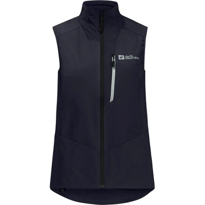 Jack Wolfskin Дамски софтшел елек Jack wolfskin Women's Alpspitze Vest Softshell vest - Graphite (132-1289-0113)