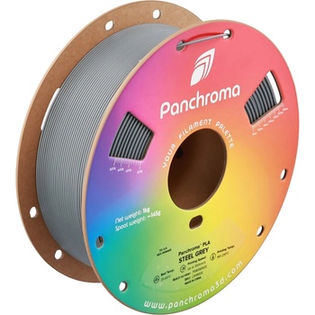 Polymaker PLA филамент Polymaker Panchroma Basic PLA, 1.75 mm, 1.0 kg, Steel Grey