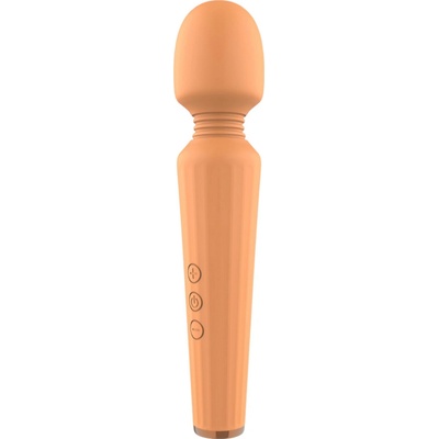 Glam dobíjateľný masážny vibrátor oranžový