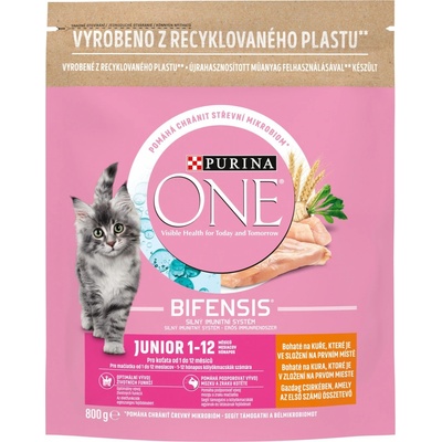 Purina ONE Bifensis Junior Chicken 0,8 kg