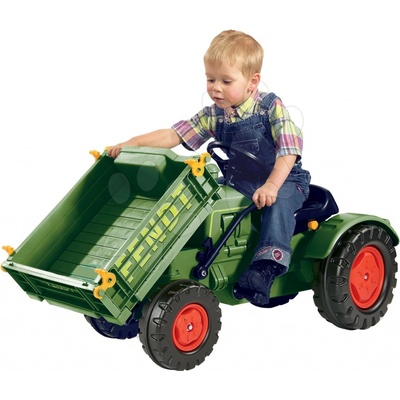 Big 56551 zelený šlapací traktor Fendt s vyklápačkou a klaksonem