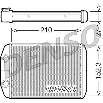 Výměník tepla, vnitřní vytápění DENSO DRR09073
