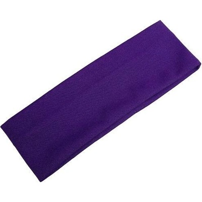RB-nakuplevne Látková elastická čelenka 6,5cm - tmavě fialová