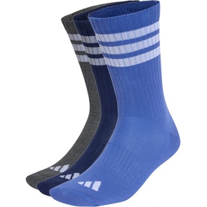 adidas Мъжки спортни чорапи adidas 3-Stripes Essential Concept Crew 3-Pack Sports socks - Dual Indigo / Dark Grey Heather / Blue / White - размер 43-45 (EU) (207-1480-0714)