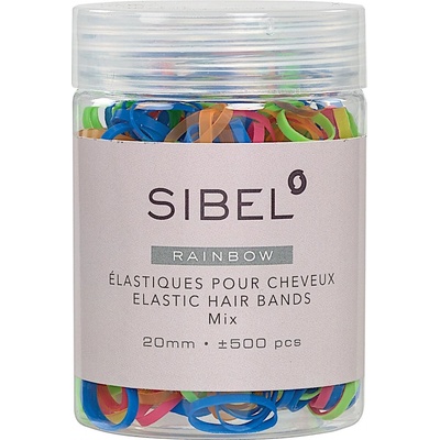 Gumičky Sibel Fancy Elastic 15 mm, 500 ks, barevné 4432950