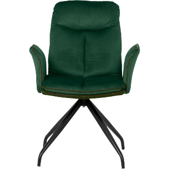 Carmen Трапезен стол marlow - тъмнозелен bf 2 (3532336_3)