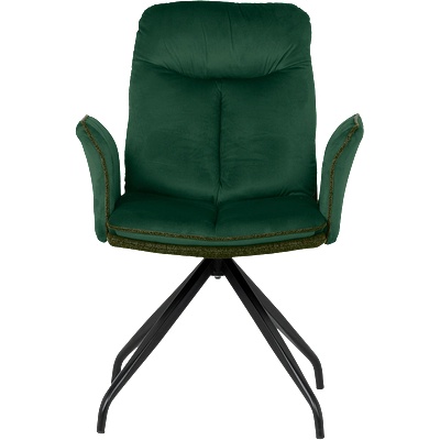 Carmen Трапезен стол marlow - тъмнозелен bf 2 (3532336_3)