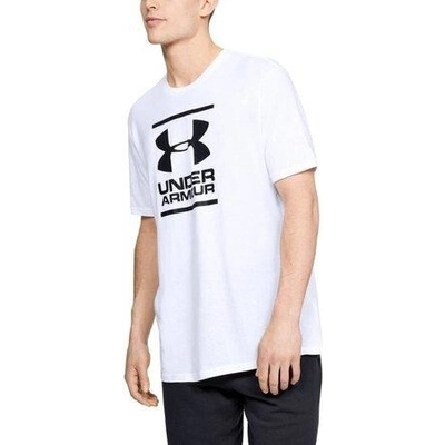 Under Armour Men's UA Sportstyle Logo Short Sleeve White/Black Fitness tričko