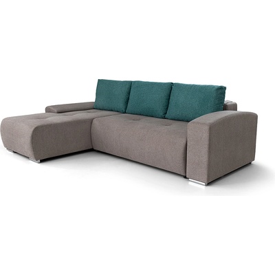 Мебели КАМБО Ъглов диван Виктор мини топло сиво Marta 18/23