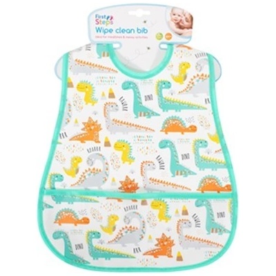 First Steps Bryndák omyvatelný Dinosaur 38x39 Peva – Zboží Mobilmania