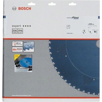 Bosch Pílový kotúč Expert for Steel 305 x 25,4 x 2,6 mm, 60 zubov 2608643060