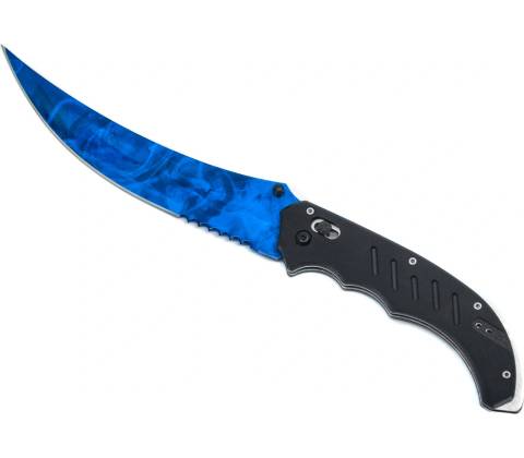F A D E E Flip knife Sapphire