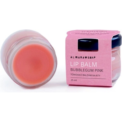 Almara Soap Tónovací a vyživující balzám na rty Bubblegum Pink 25 ml