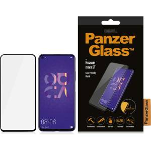Panzer Стъклен протектор PanzerGlass за Huawei Nova 5t CaseFriendly - Черен