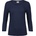 TEE JAYS tj460 / Дамска еластична тениска с 3/4 ръкав - тъмносиня l (18046000303)