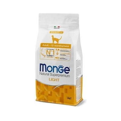 MONGE Cat Natural LIGHT krůta 1,5 kg