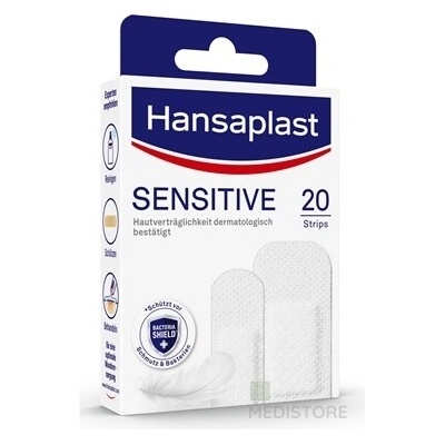 Hansaplast SENSITIVE hypoalergénna náplasť (inov.2021) 1x20 ks BEIERSDORF AG