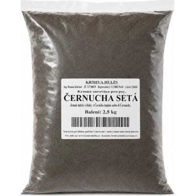 Krmiva Hulín Černý kmín Černucha Setá Jemně mleté výlisky 2,5 kg