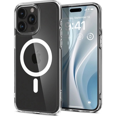 Spigen Crystal Hybrid Magsafe iPhone 15 Pro Max - biele