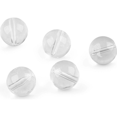 Prima-obchod Křišťál, minerální korálky Ø12 mm, barva křišťál